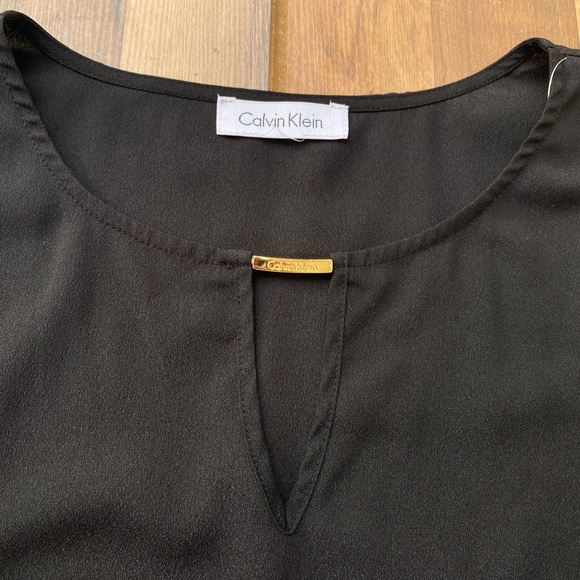 Calvin Klein black blouse - Picture 4 of 6